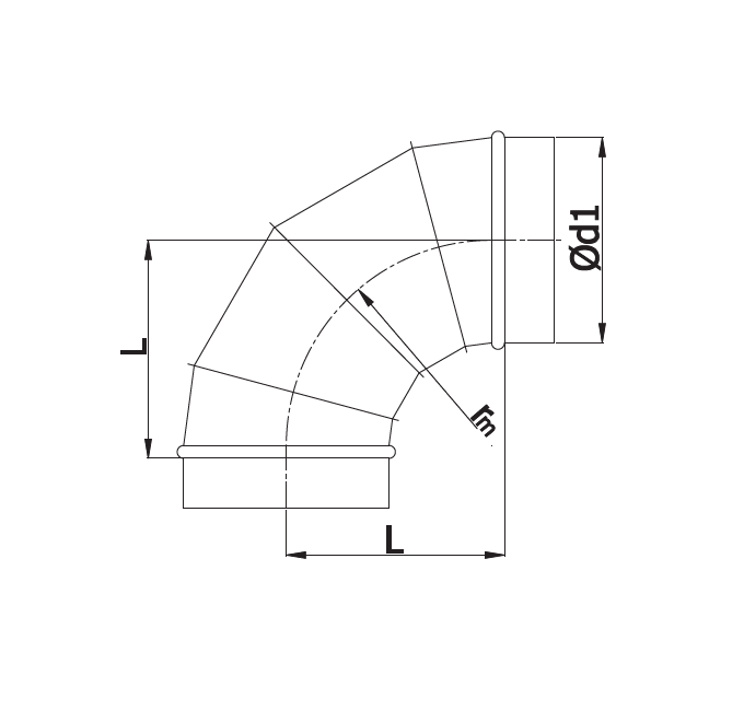 CODO ENGATILLADO 90º