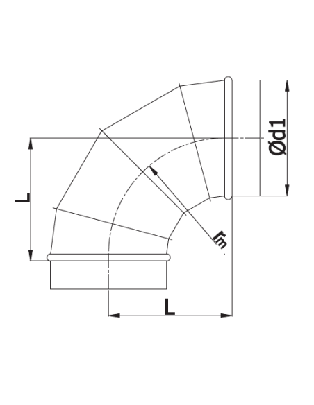 CODO ENGATILLADO 90º