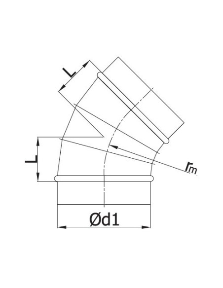 CODO ENGATILLADO 45º
